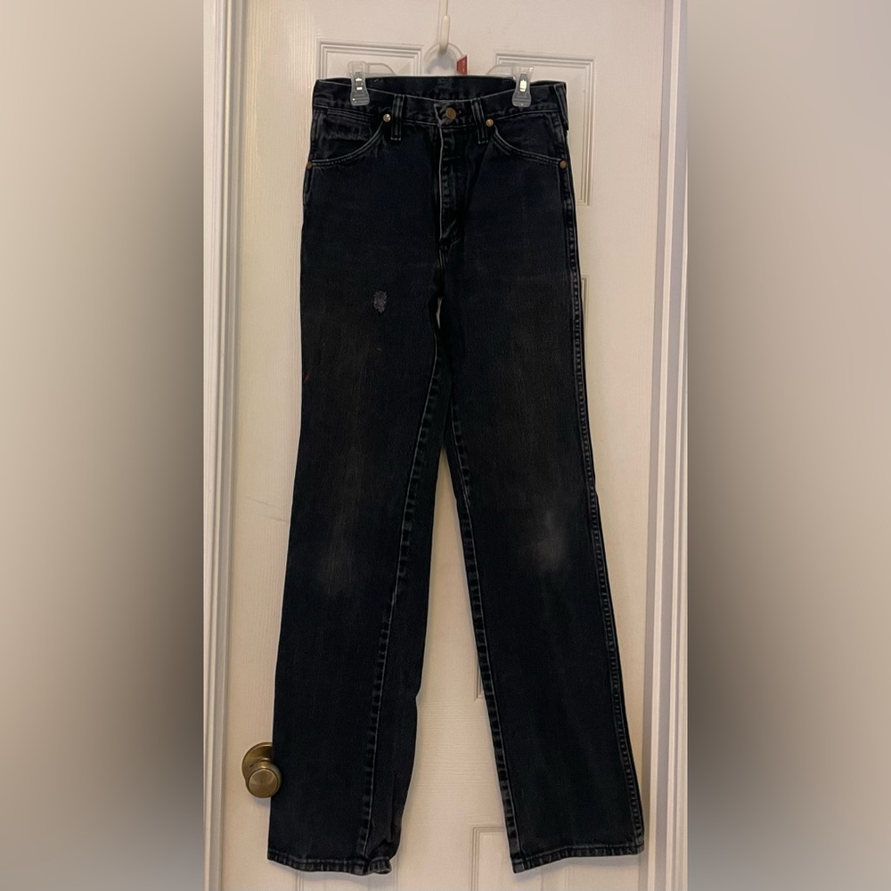 Straight leg wrangler jeans